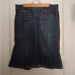 Ag Adriano Goldschmied The Grace Women's Denim Skirt Size 28 Regular